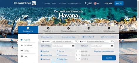 copa airlines check reservation.